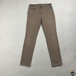 Brax Pants Womens 31 Brown Shakira Free Move Slim Stretch 5 Pocket Chinos Office